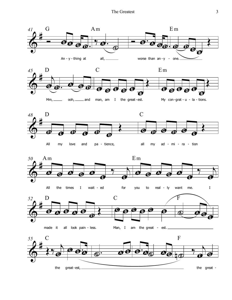 The Greatest The Greatest Piano Method scores gallery preview page 3