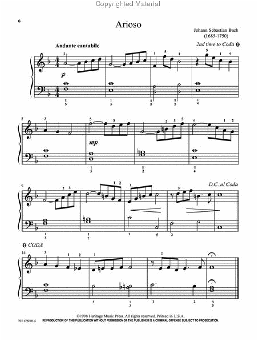 Essential Melodies, Vol. I: Bach to Mendelssohn Piano Solo scores gallery preview page 2