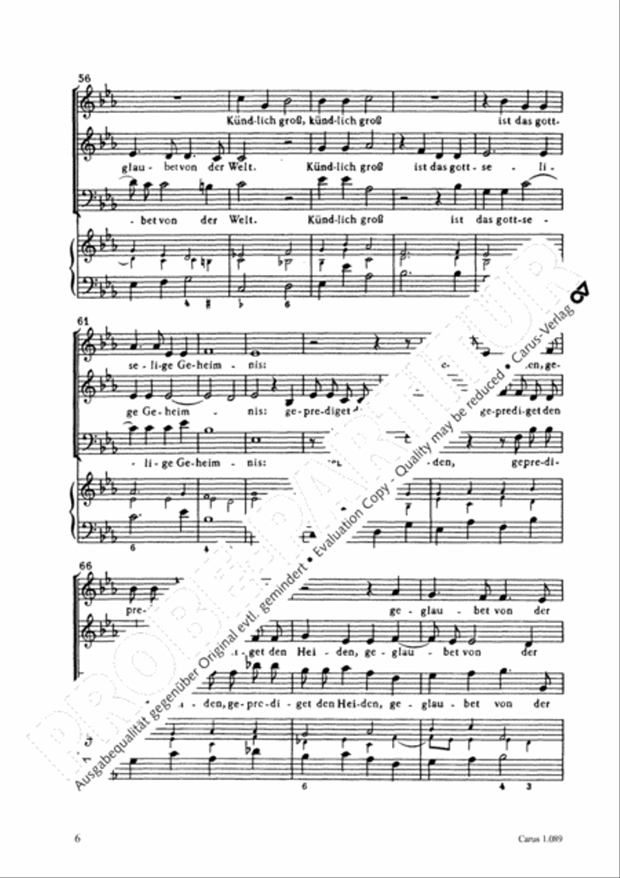 Kundlich gross ist das gottselige 3-Part scores gallery preview page 7