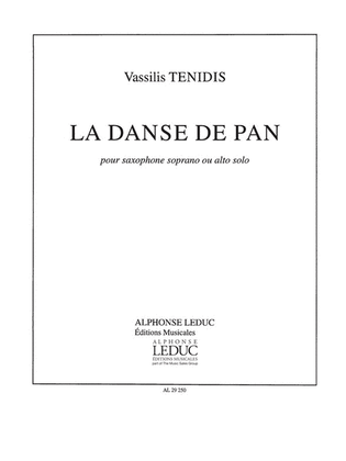Book cover for La Danse De Pan (saxophone Solo)