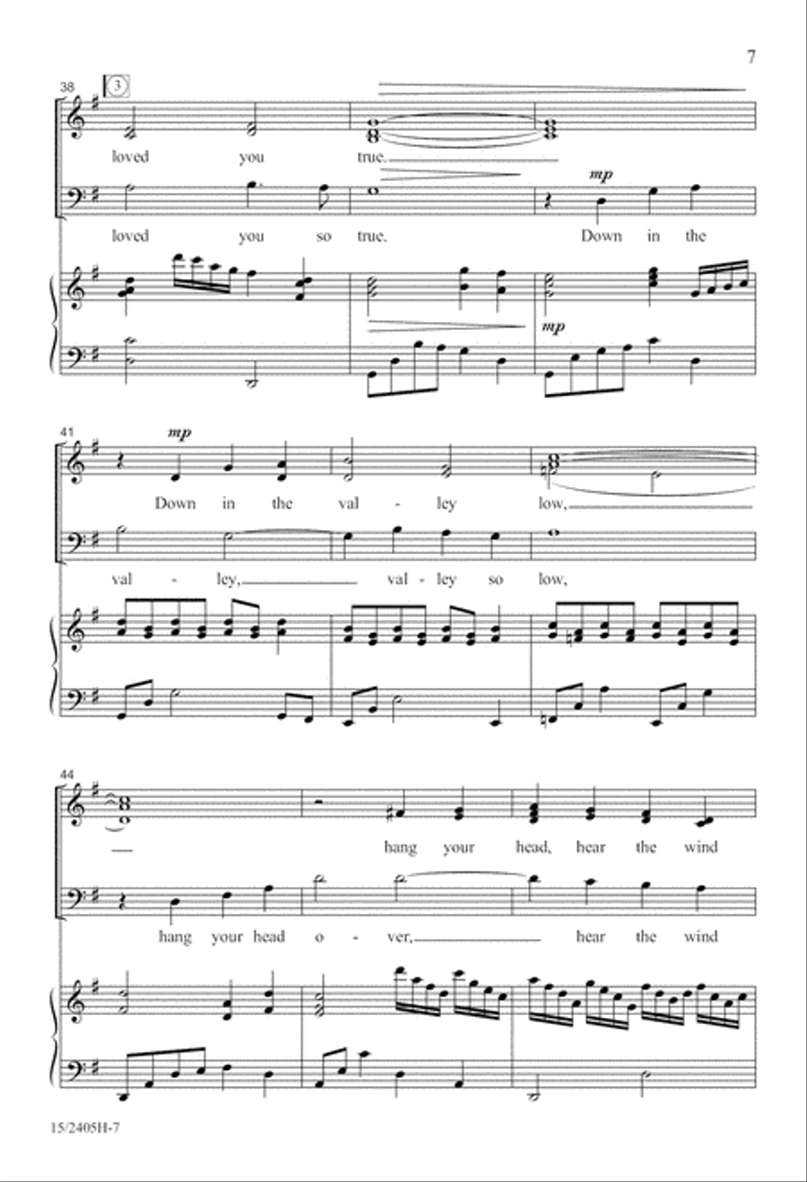 Red River Valley Red River Valley Choir scores gallery preview page 8