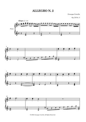 Allegro No. 2, Op. 20 No. 3
