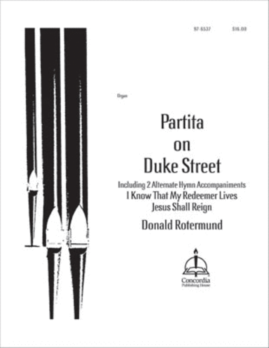 Partita on Duke Street (Rotermund) Organ scores gallery preview page 1