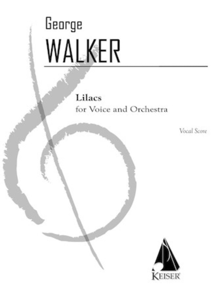 Walker - Lilacs For High Voice/Piano (Pod)