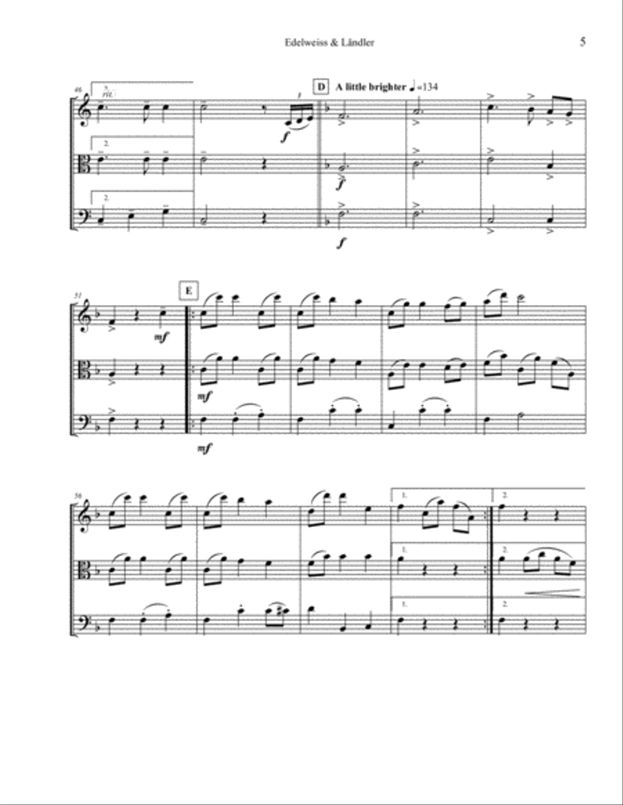 Edelweiss String Trio scores gallery preview page 5