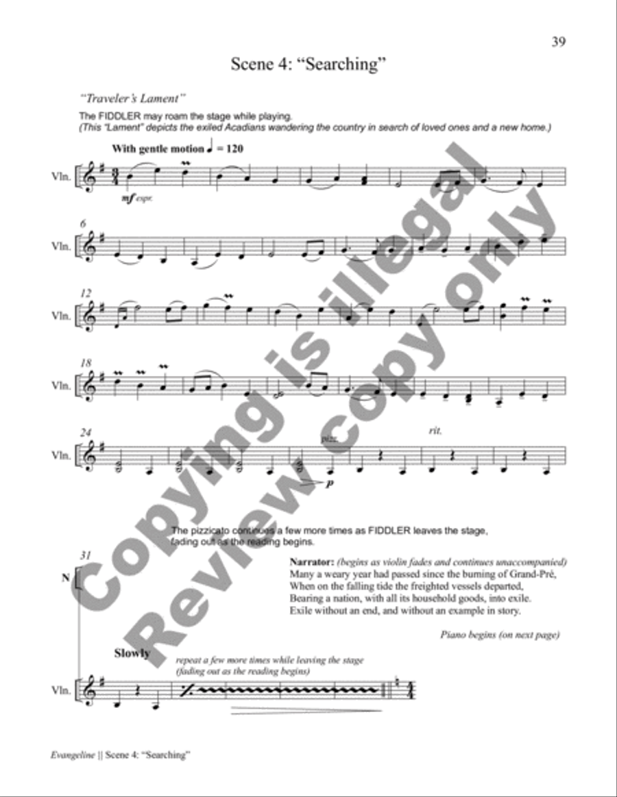 Evangeline Choir scores gallery preview page 18