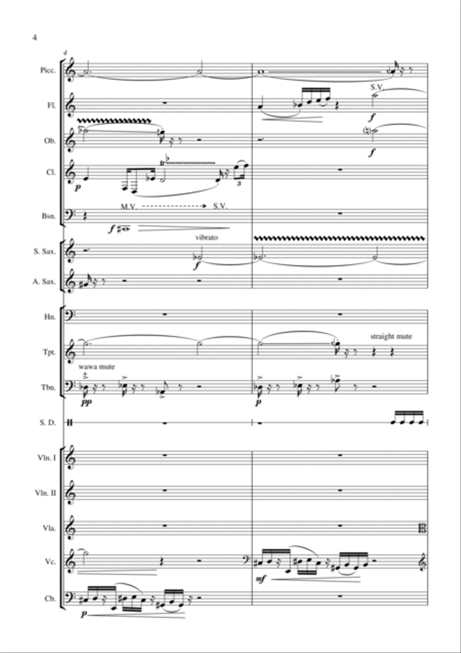 The Phase Bug for chamber orchestra Chamber Orchestra scores gallery preview page 4