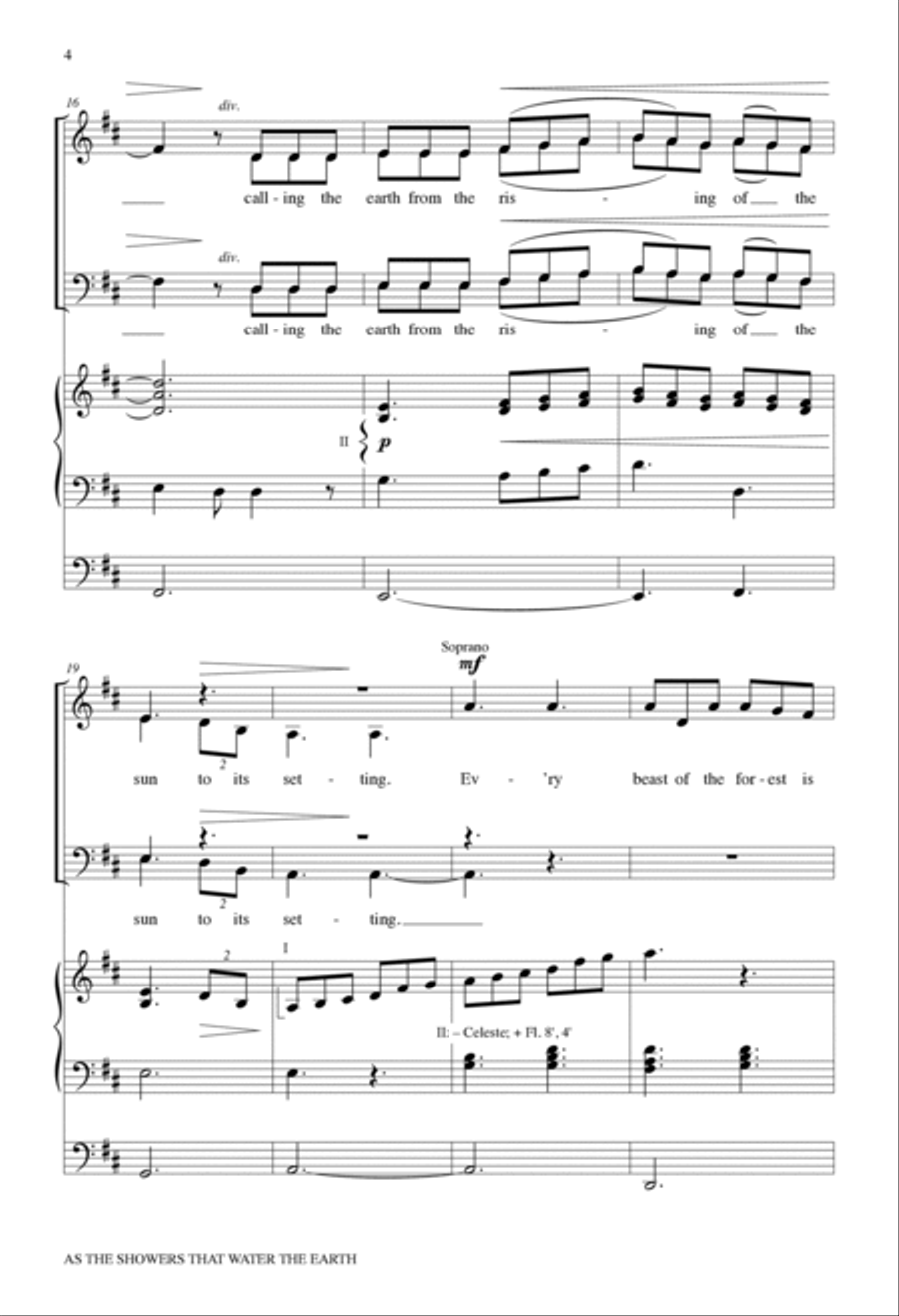 As the Showers that Water the Earth 4-Part scores gallery preview page 4