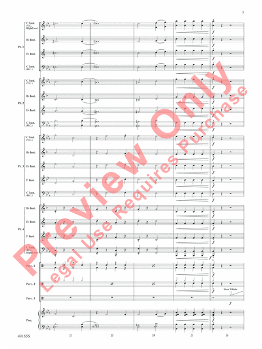 I Got Rhythm I Got Rhythm Concert Band scores gallery preview page 8