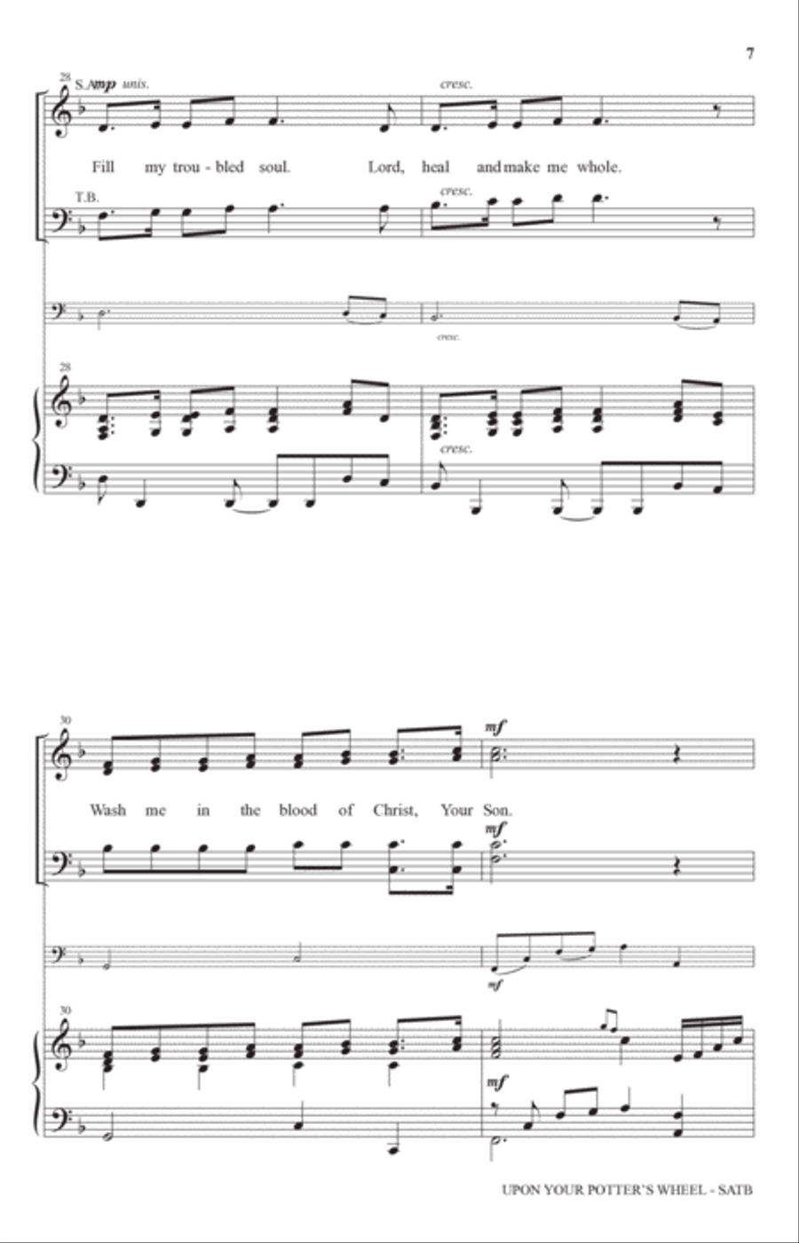 Upon Your Potter's Wheel 4-Part scores gallery preview page 6