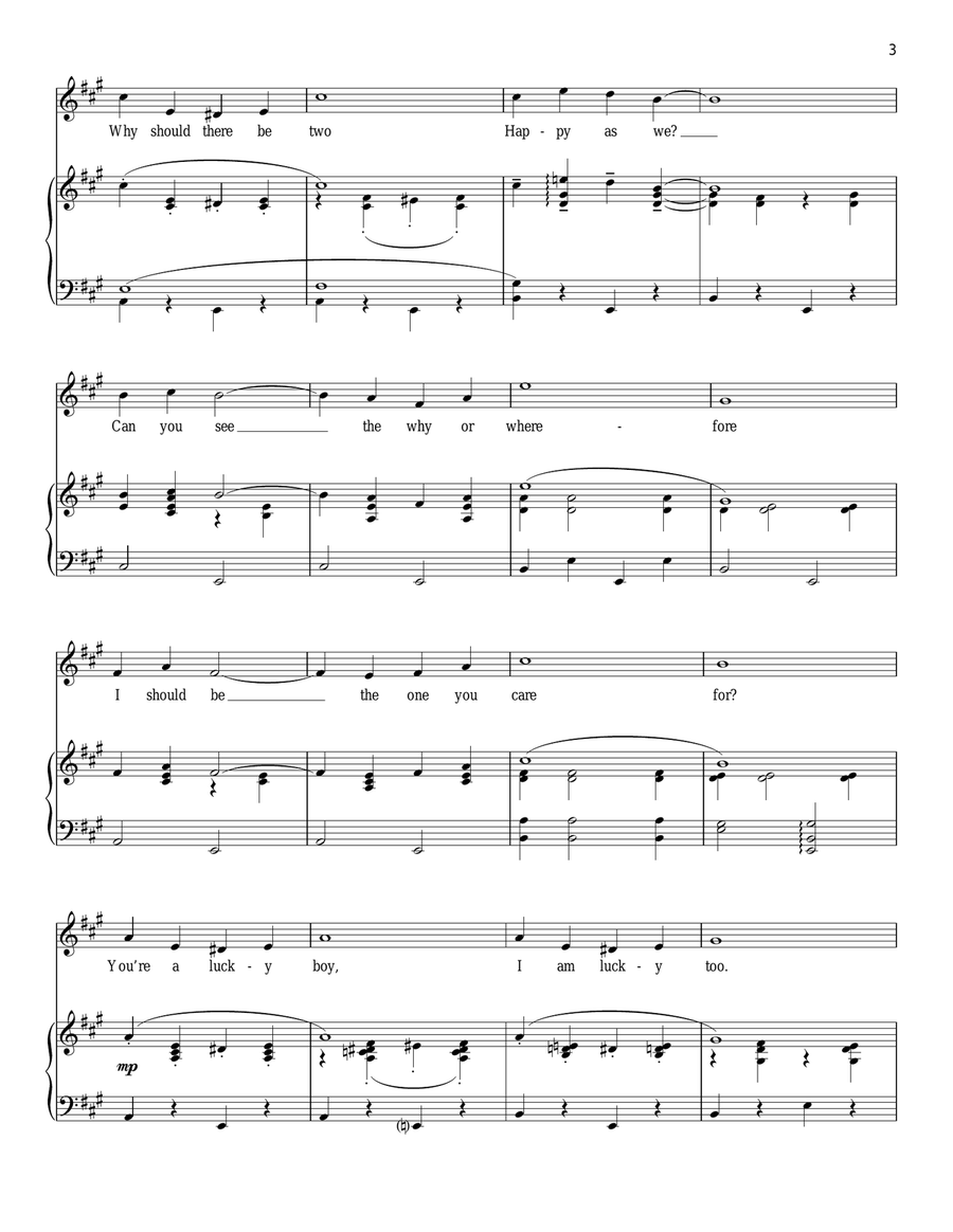 Why Do I Love You? Why Do I Love You? Piano, Vocal scores gallery preview page 3