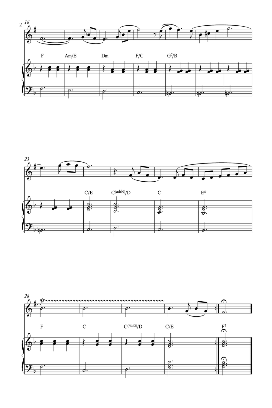Married Life B-Flat Trumpet scores gallery preview page 2