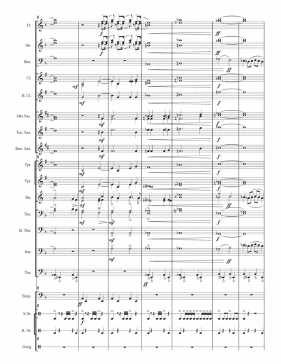 A World in Crisis A World in Crisis Concert Band scores gallery preview page 4