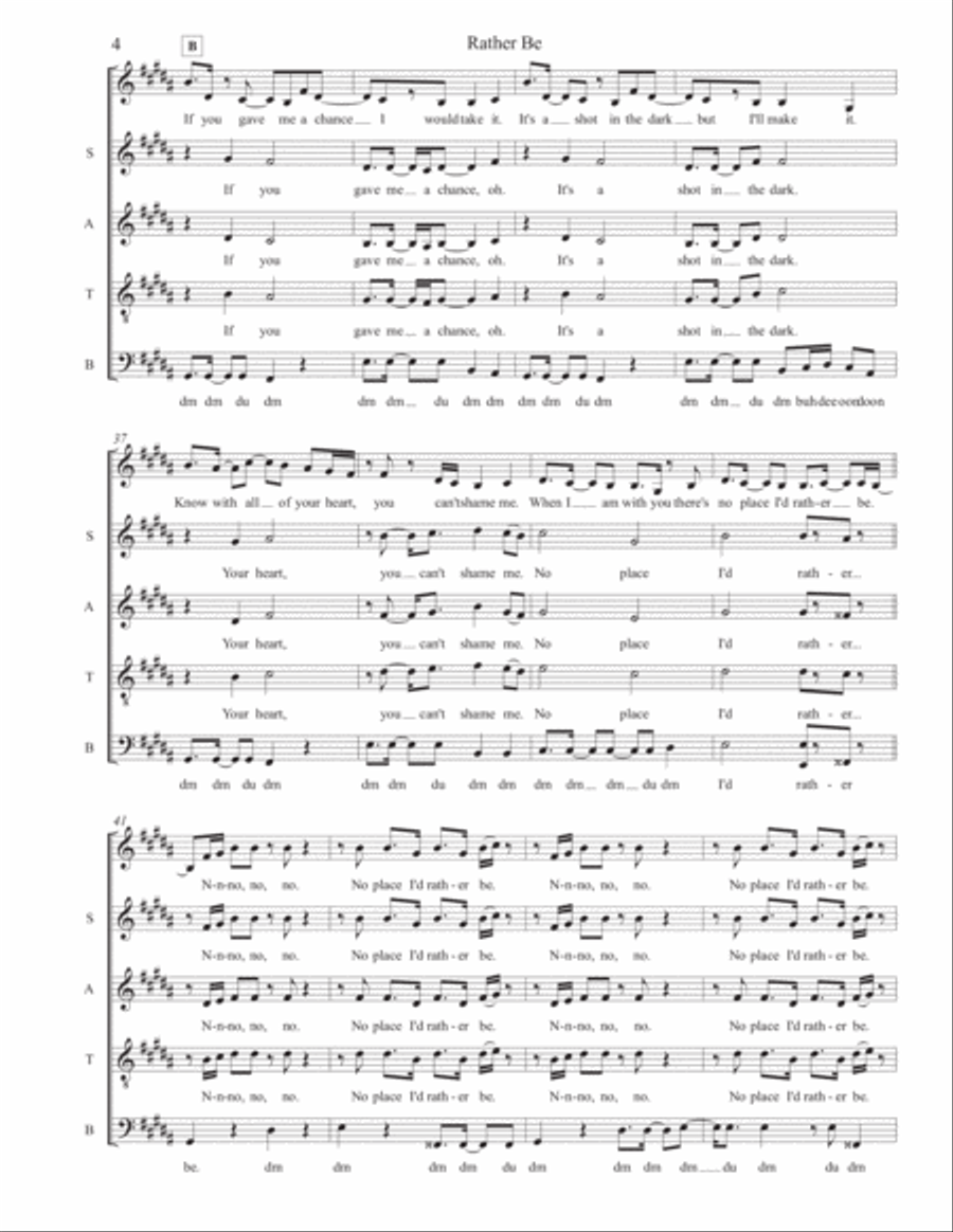 Rather Be Divisi scores gallery preview page 4