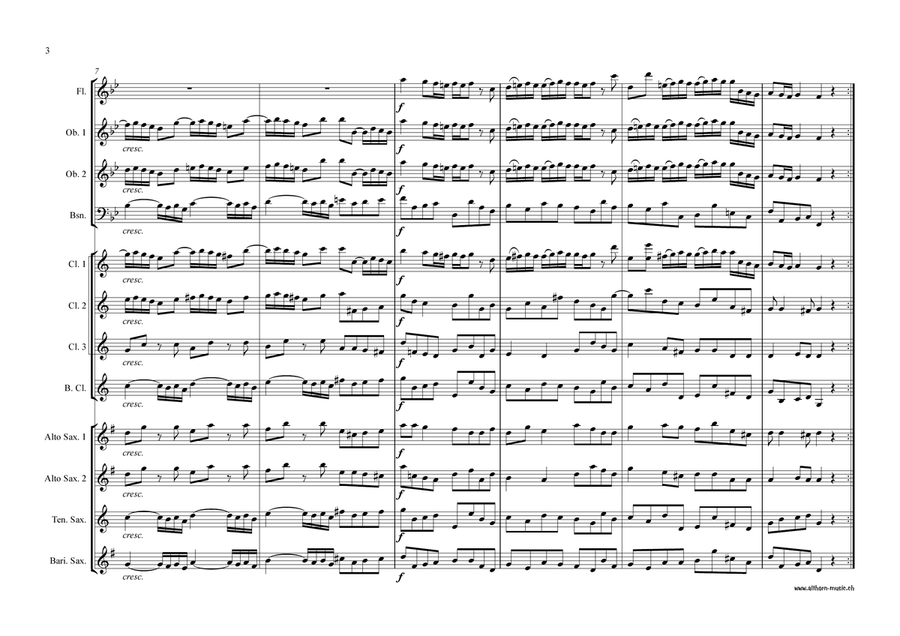 Symphony No. 1 Woodwind Ensemble scores gallery preview page 4