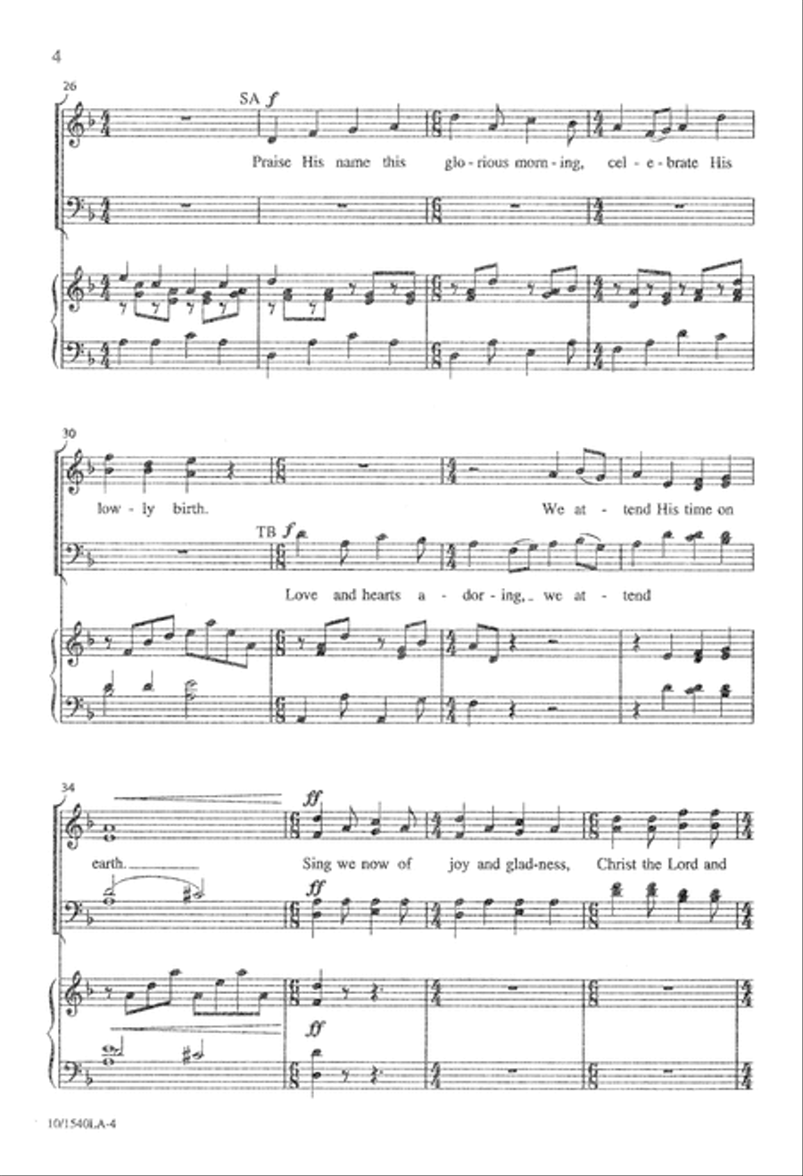 Sing We Now 4-Part scores gallery preview page 4