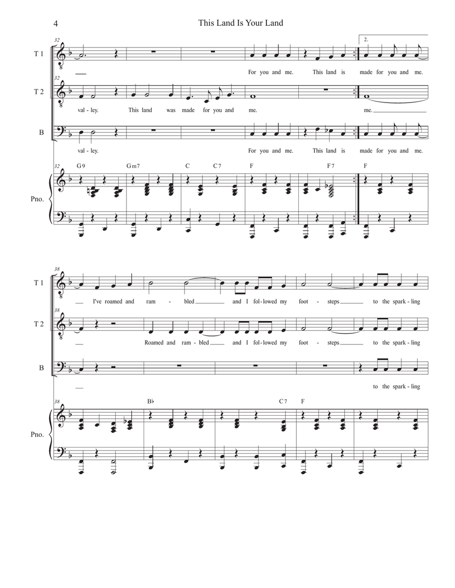 This Land Is Your Land This Land Is Your Land TTB scores gallery preview page 4