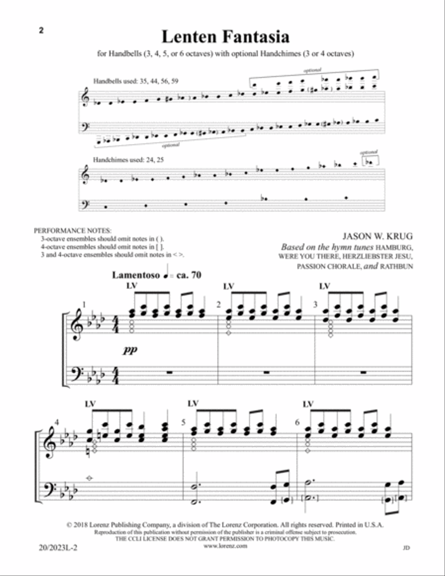 Lenten Fantasia