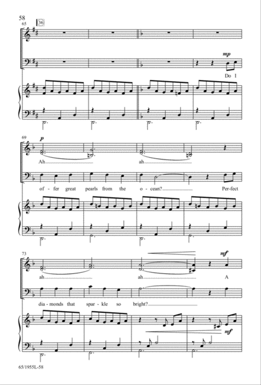 The Promise of a King 3-Part scores gallery preview page 58