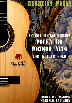 Book cover for POLKA DO FOCINHO ALTO (HIGH MUZZLE POLKA) - ANTÔNIO JUSTINO RIBEIRO - FOR GUITAR SOLO