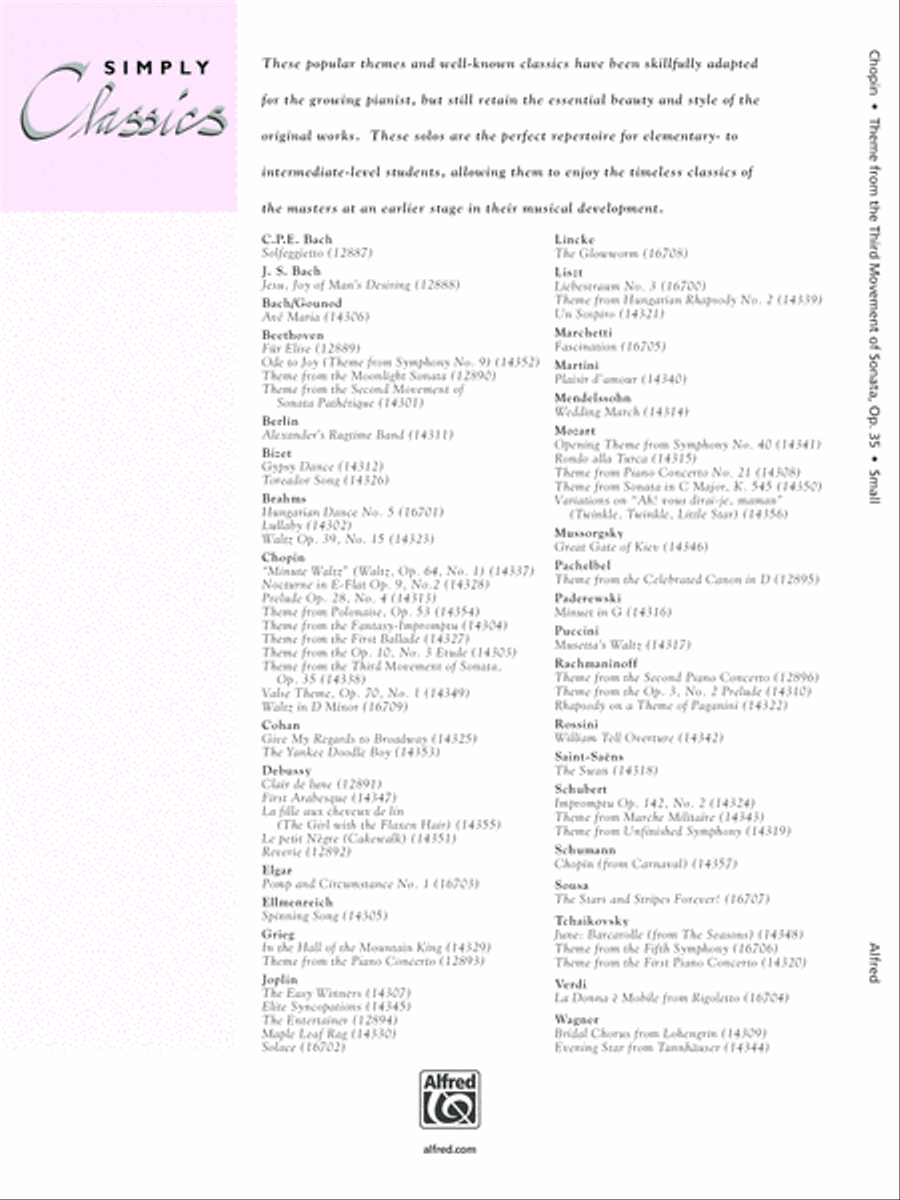 Theme from Sonata, Opus 35 Small Ensemble scores gallery preview page 4