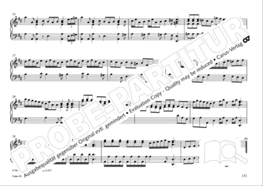 Pastoral music for organ, vol. 2: Germany, Bohemia, Austria, South Tyrol Organ Solo scores gallery preview page 132