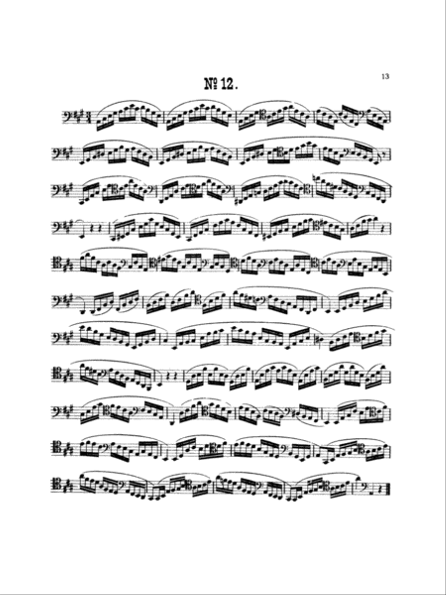 Milde: Twenty-five Studies, Op. 24 Part scores gallery preview page 1