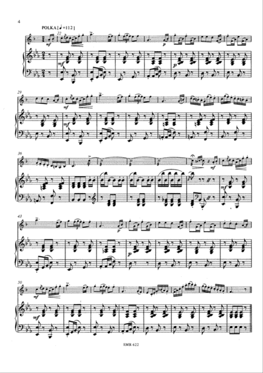 Souvenir de St. Petersbourg Cornet scores gallery preview page 4