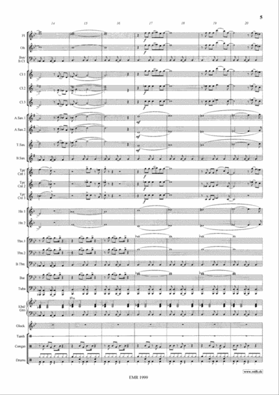 La Musique La Musique Concert Band scores gallery preview page 6