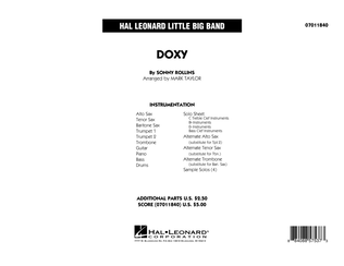 Book cover for Doxy - Conductor Score (Full Score)