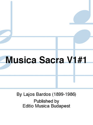 Musica Sacra V1#1
