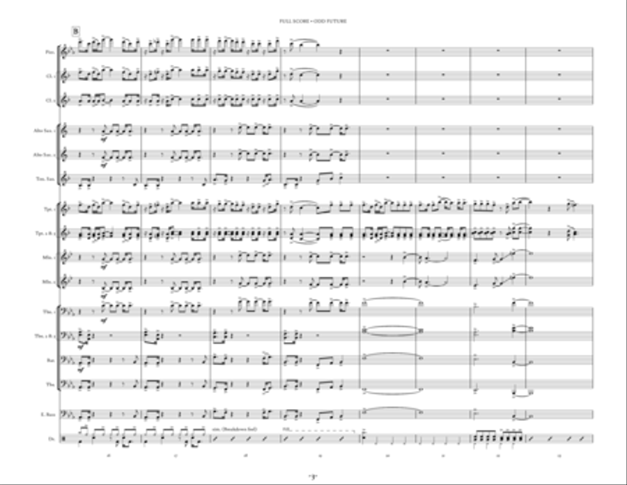 Odd Future Odd Future Marching Band scores gallery preview page 3