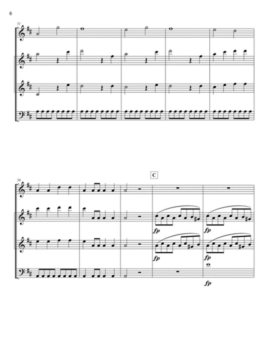 The Marriage of Figaro Overture, for Three Clarinets in A and Bass Clarinet image number null