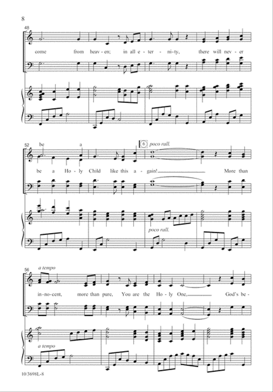Holy Child 4-Part scores gallery preview page 8