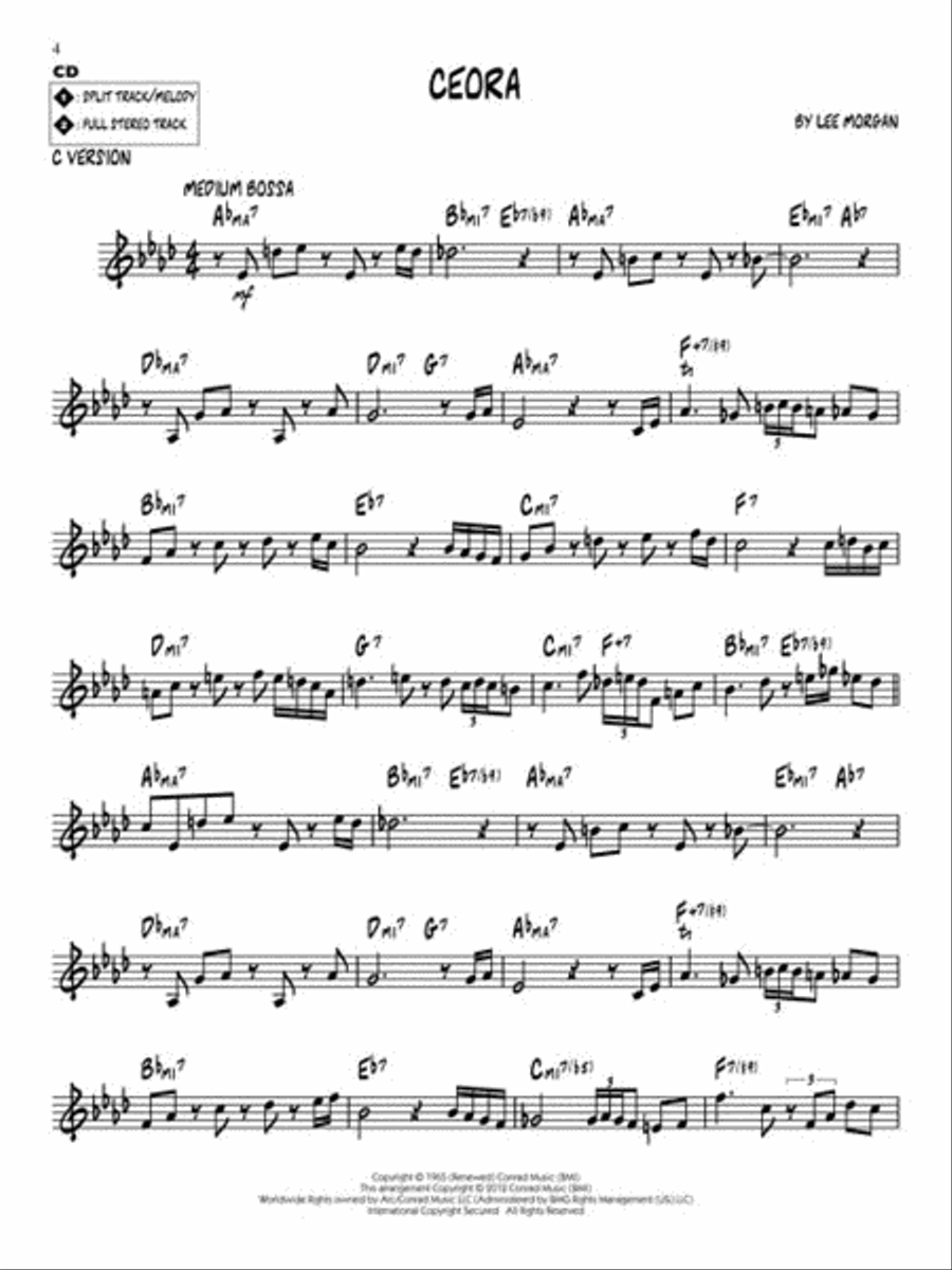 Lee Morgan Organ scores gallery preview page 4