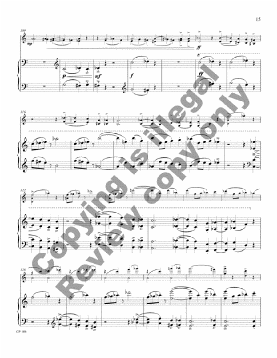 Dialog Violin Solo scores gallery preview page 8
