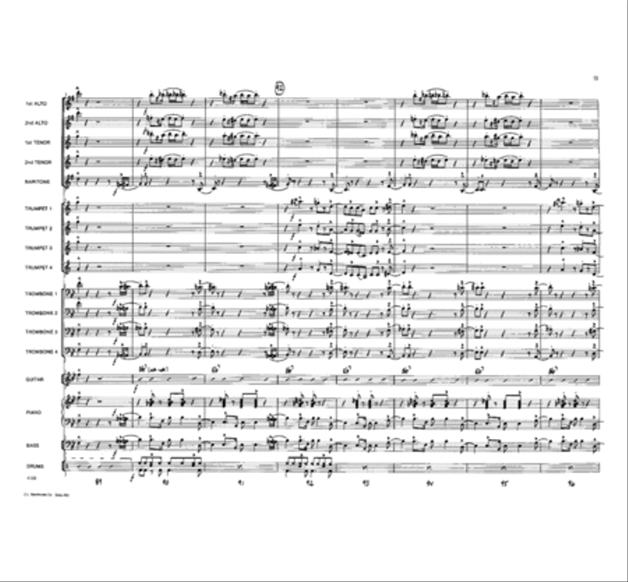 Soul Sister Jazz Ensemble scores gallery preview page 13