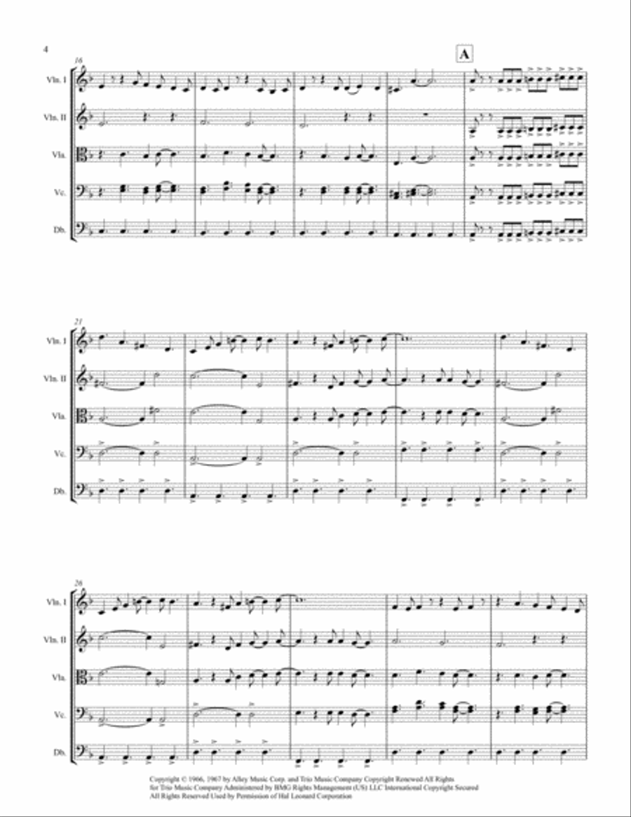 Happy Together Happy Together String Orchestra scores gallery preview page 4