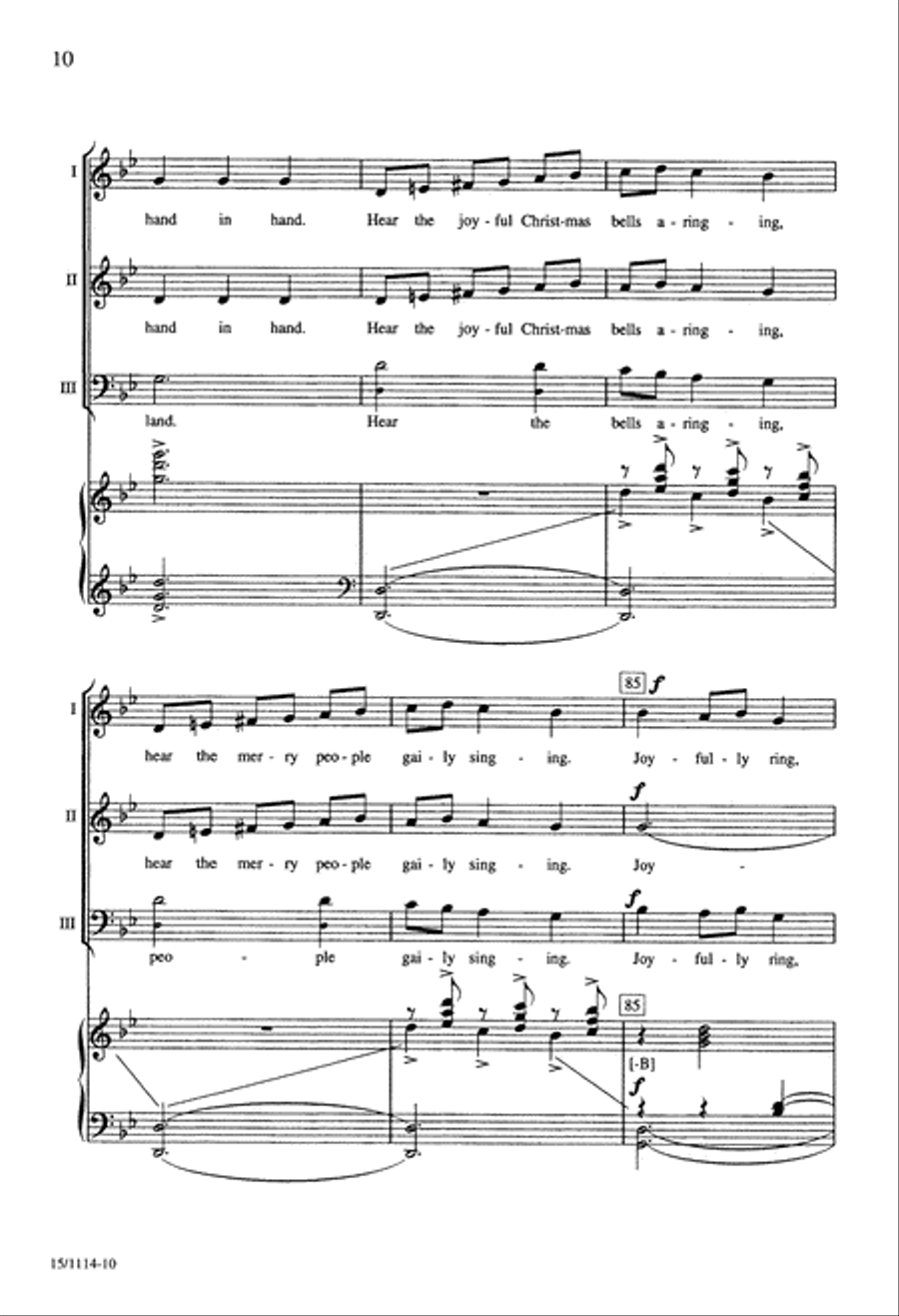 Ukrainian Bell Carol 3-Part scores gallery preview page 10