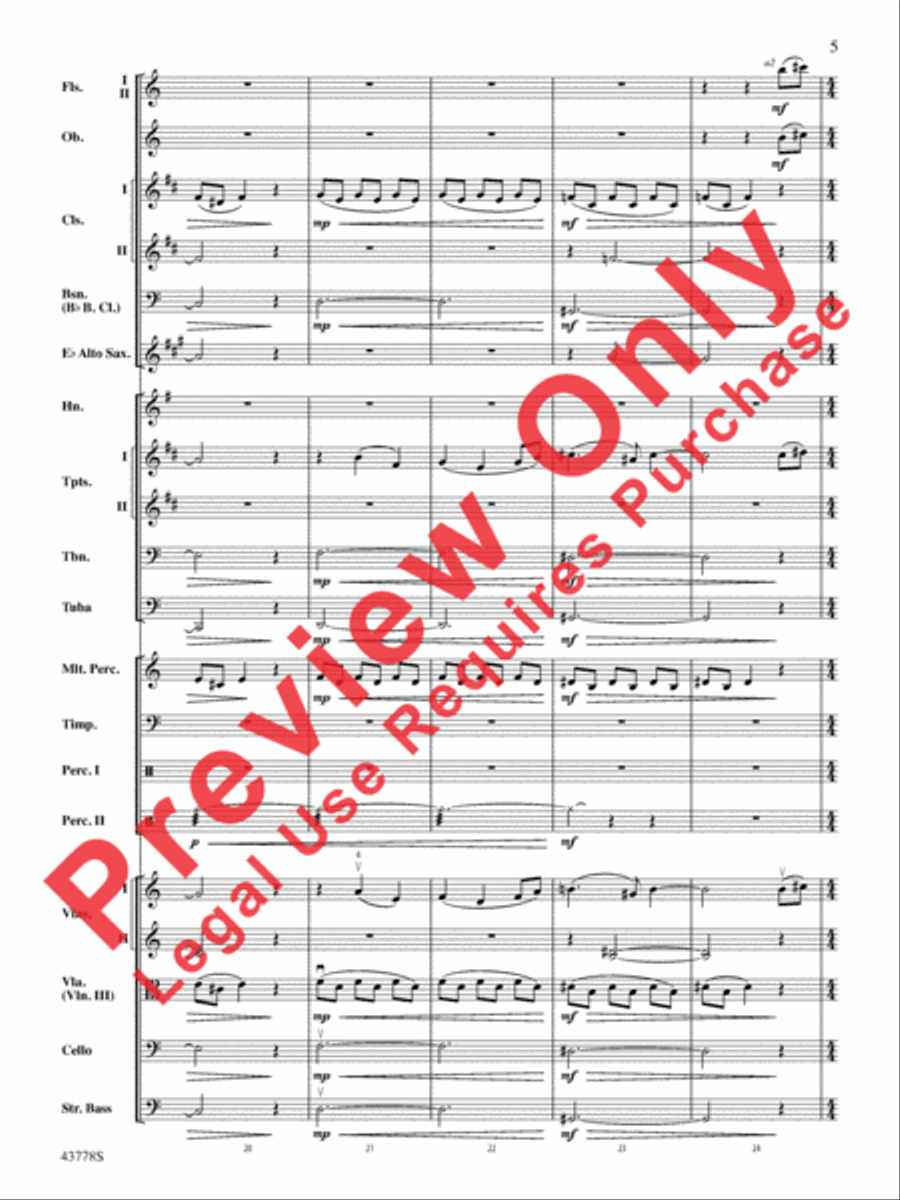 Godzilla Full Orchestra scores gallery preview page 25