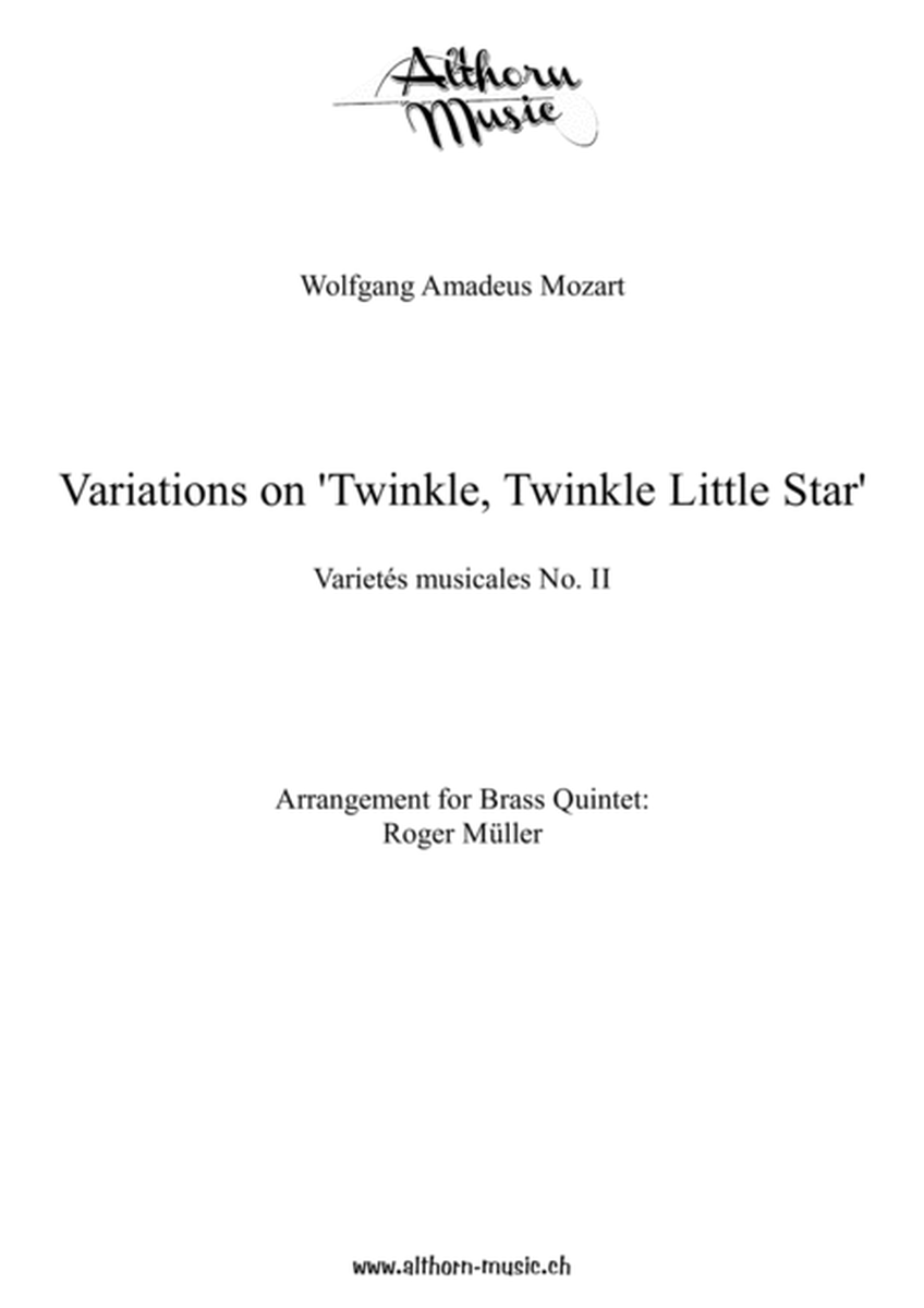 Variations on 'Twinkle, Twinkle Little Star' image number null