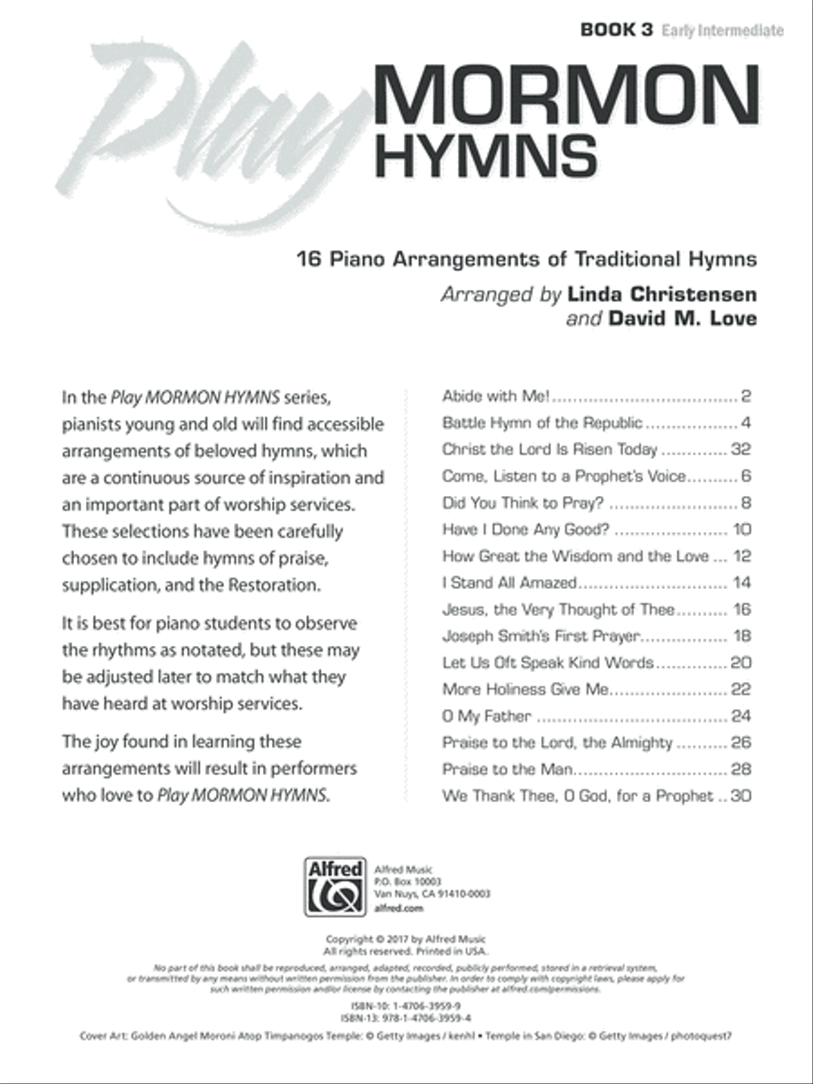 Play Mormon Hymns, Book 3 Piano Solo scores gallery preview page 2