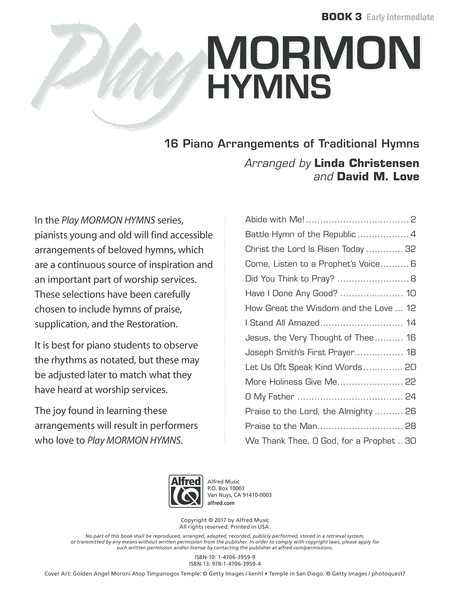 Play Mormon Hymns, Book 3