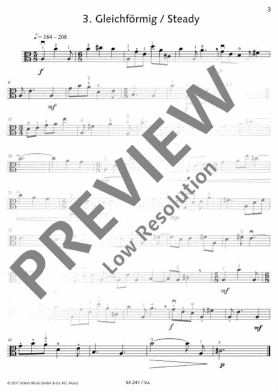 Moods Violin scores gallery preview page 16