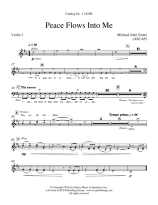 Peace Flows into Me from For a Breath of Ecstasy (Downloadable String Parts)