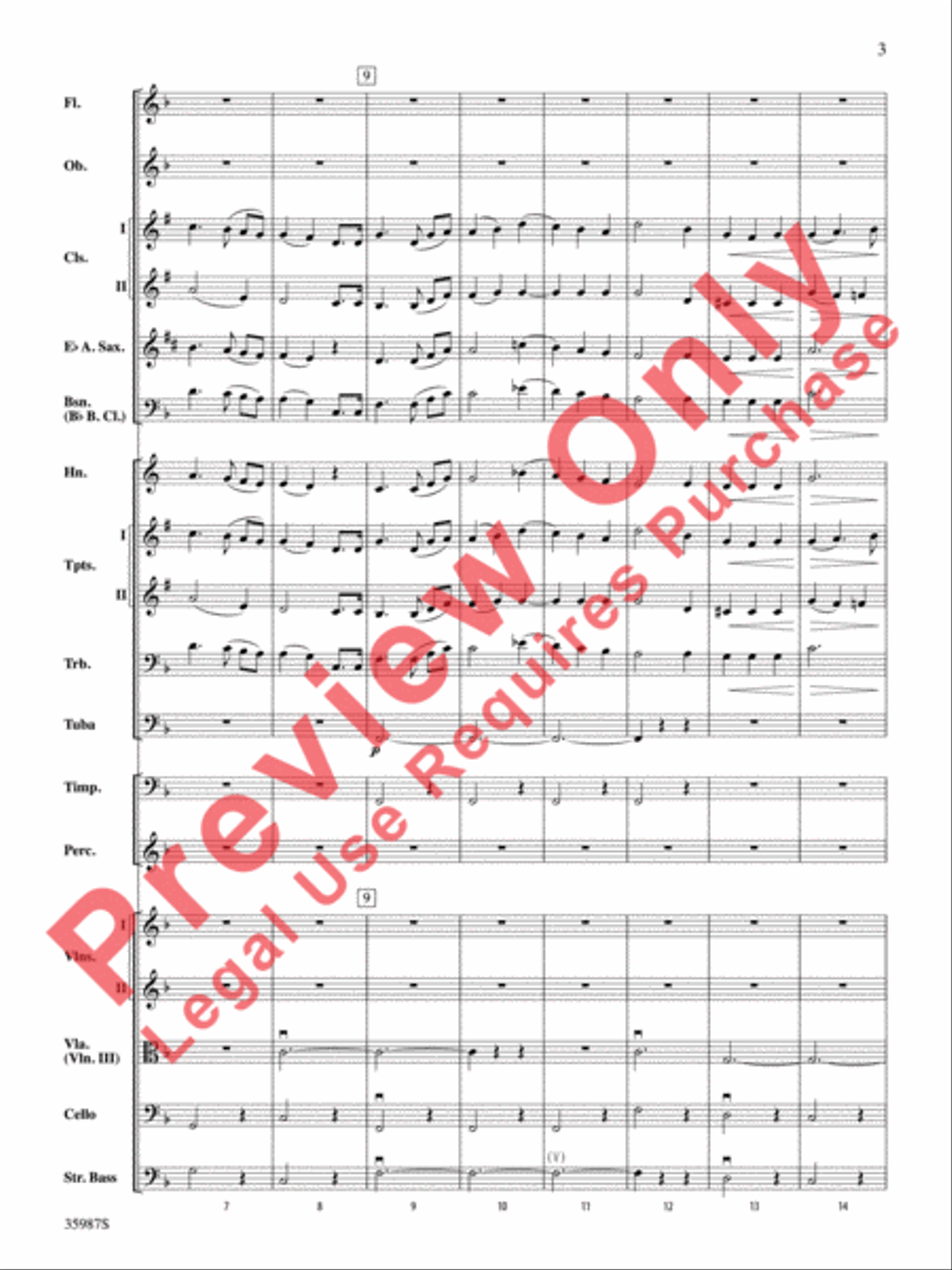 Nocturne Nocturne Full Orchestra scores gallery preview page 4