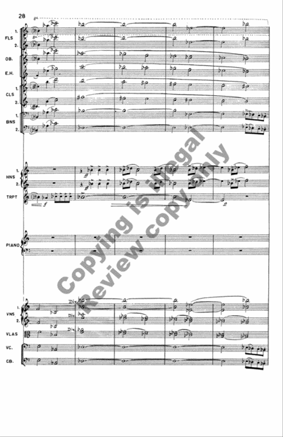 Symphony No. 3 Chamber Orchestra scores gallery preview page 15