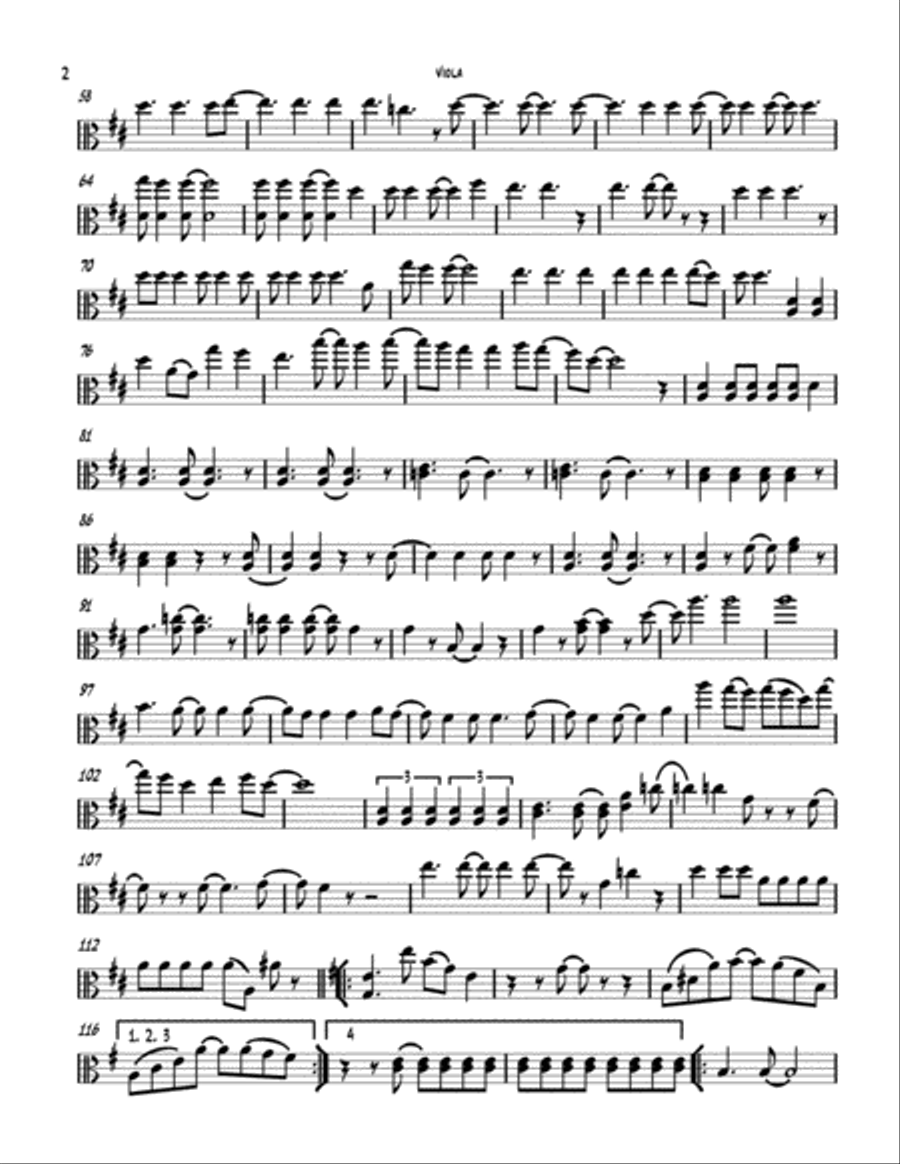 Sweet Child O' Mine Sweet Child O' Mine String Trio scores gallery preview page 5