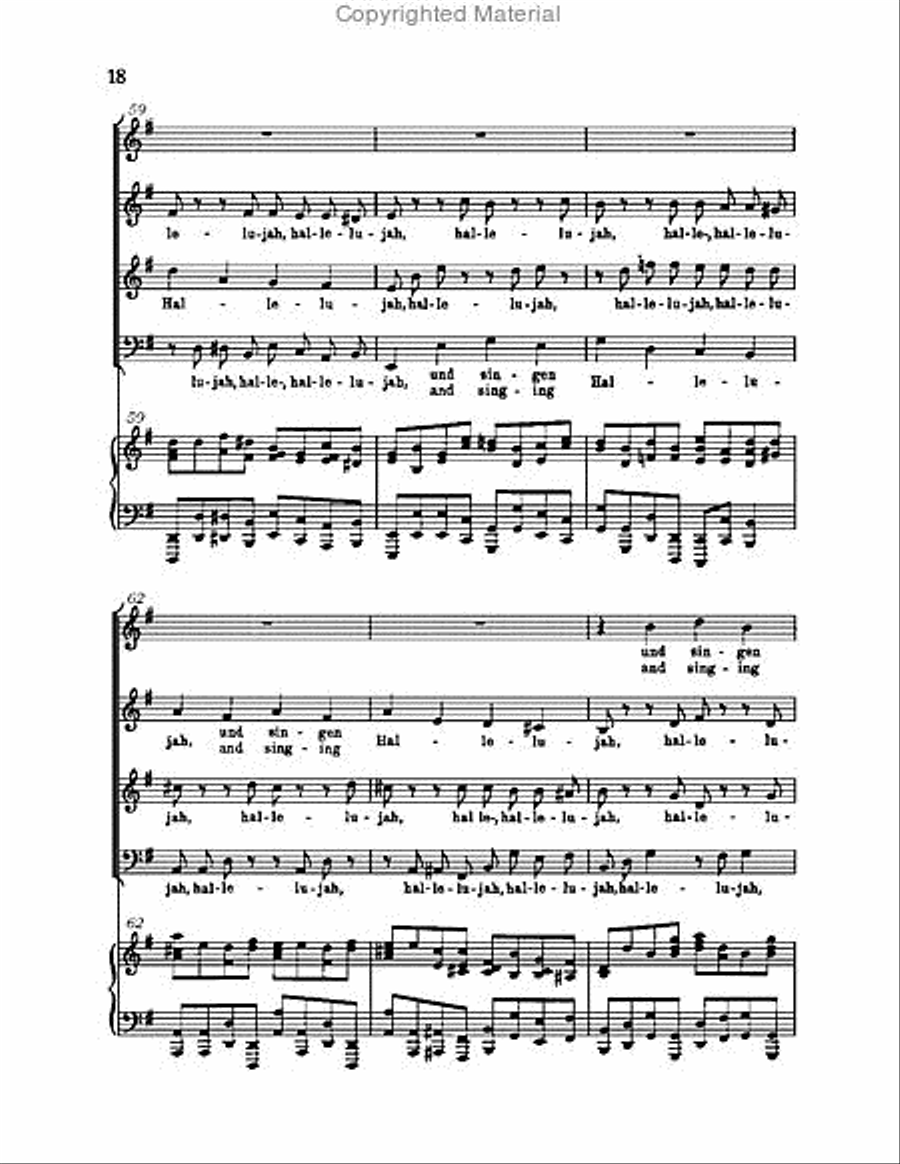 Christ lag in Todsbanden, BWV 4 Choir scores gallery preview page 18