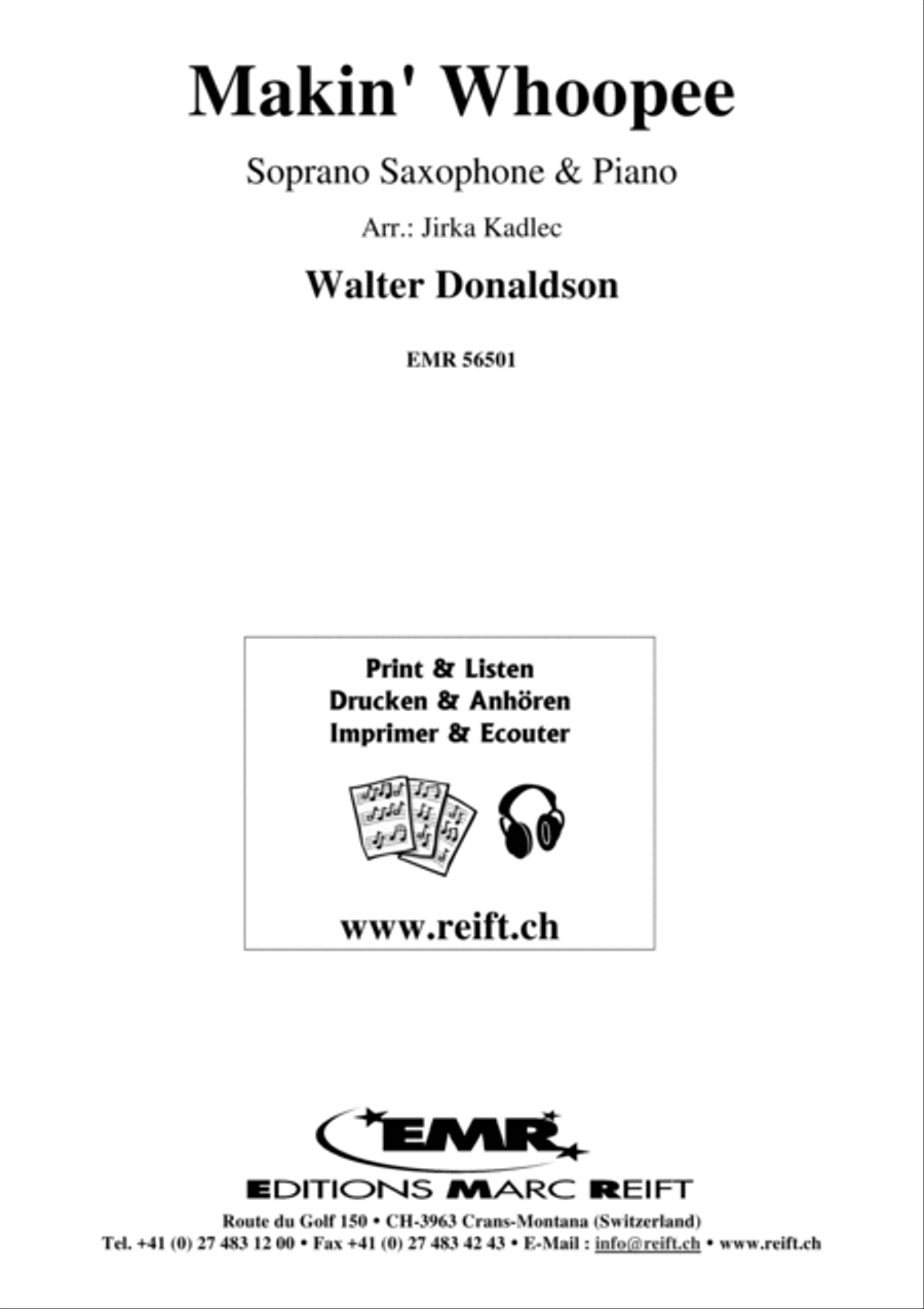 Makin' Whoopee Makin' Whoopee Soprano Saxophone scores gallery preview page 2